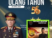 Ketua Umum Agus Flores dan Keluarga Besar PW FRN Ucapkan Selamat Ulang Tahun ke-56 untuk Irjen Pol Widodo