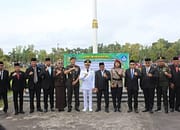Wujud Sinergi Dengan Pemerintah, Dandim 1016/Plk Hadiri Upacara Peringatan Otonomi Daerah Ke – XXX