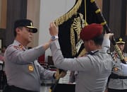 Jelang HUT Bhayangkara ke-80, Polda Kalteng Gelar Pencucian Pataka Manunggal Dharma Karya Jaya